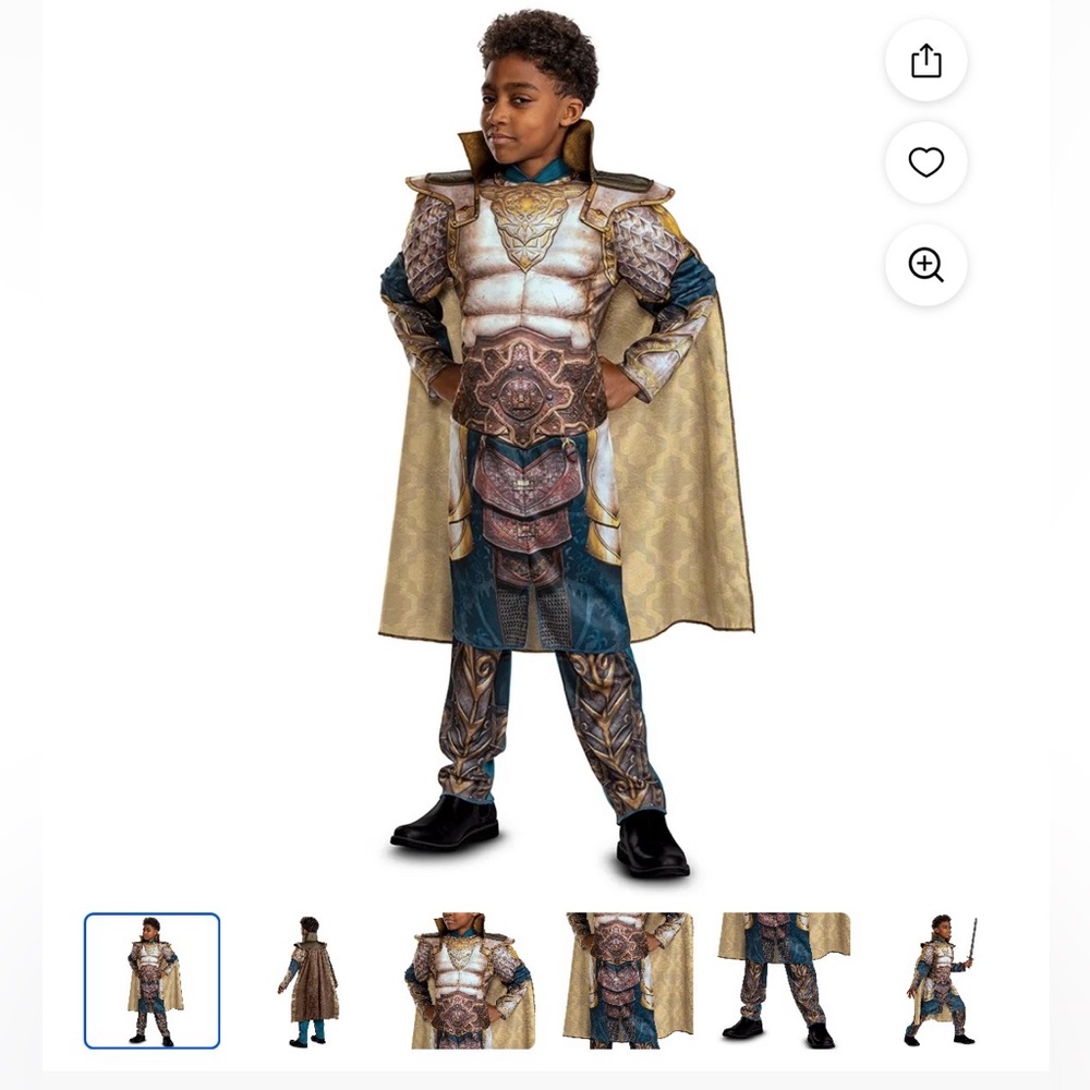 used 1 times BoysSmall 4-6 Xenk the PaladinDeluxe Muscle Halloween Child Costume